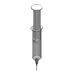 Syringe extruding