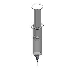 Syringe extruding